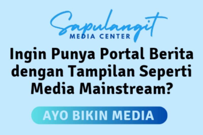 Sapulangit Media Center melayani jasa pembuatan website portal berita atau media online, WA: 0853 1555 7788. (Dok. Persrilis.com)