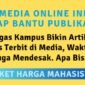 Media online ini memberikan solusi terbaik dengan jasa publikasi super hemat bagi mahasiswa. Hubungi WA Center: 0853 1555 7788. (Dok. Rilispers.com)