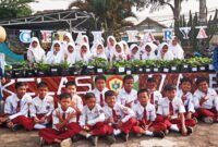 Siswa-siswi SD Negeri Ciluluk 2 Kecamatan Tanjungsari gelar karya P5 ( Dok. Halojabar.com / Dody Nsh )
