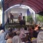 Acara digelar di lapangan sekolah SD Negeri Cimanuk dimeriahkan oleh penampilan Kreasi seni anak didik dari mulai kelas I s/d VI. ( Dok
Hallojabar.com / Abdul Haris )