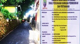 Jalan Dusun Cirangganis Desa Haurngombong Kecamatan Pamulihan selesai dihotmix ( Dok.Hallojabar.com / Dody Nsh )