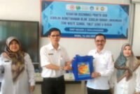 Kadisdik Sumedang membuka kegiatan Diseminasi Praktik Baik Sekolah Berketahanan Iklim, Ramah Lingkungan, Zero Waste School, Toilet Sehat & Bersih di SMP Negeri 2 Tanjungsari ( Dok.Hallojabar.com )