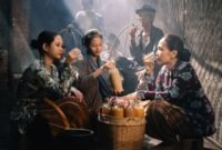 Seorang sesepuh Sunda sedang meracik ramuan obat tradisional dari berbagai dedaunan dan rimpang, menunjukkan proses pembuatan warisan kesehatan yang telah dijaga turun-temurun. Gambar ini menangkap esensi kearifan lokal dalam memanfaatkan kekayaan alam sebagai penawar berbagai penyakit.
